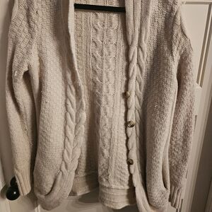 Cozy Cream Cable Knit Sweater